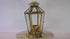 Brass Akhand Glass Jyoti Diya Stand 251g